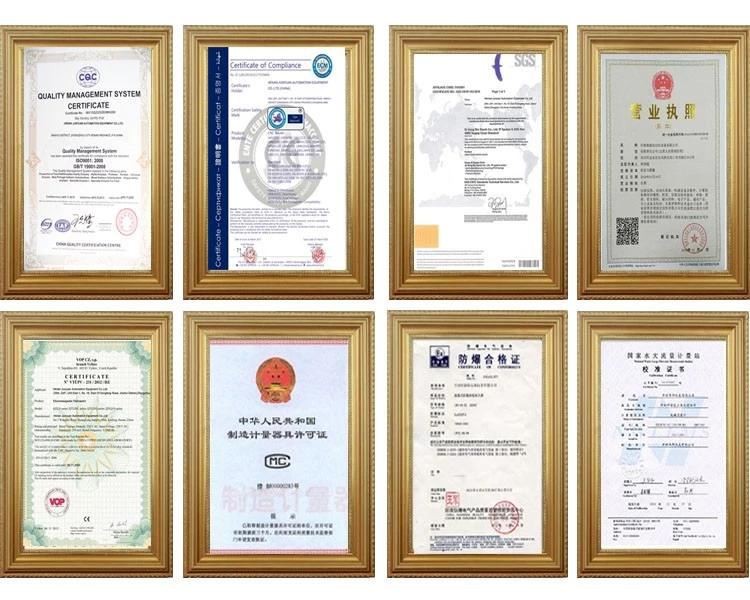 Flow Meter Certificate