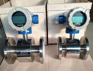 Flanged beer flow meter